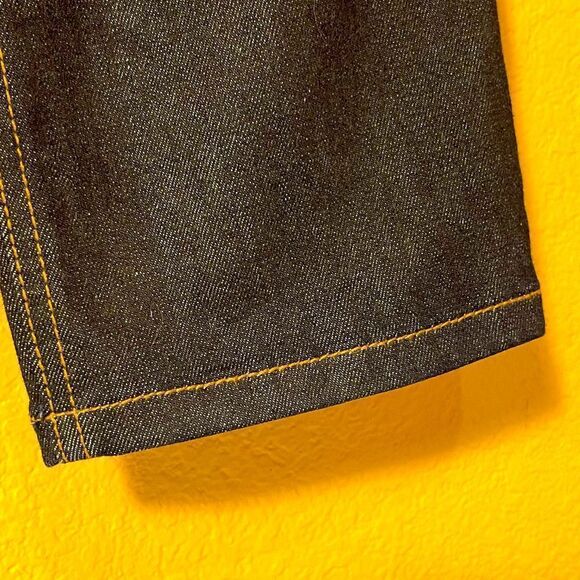 Tory BURCH High Waisted Button Fly Crop Jeans Size 24 Like New Gold Hardware - Picture 7 of 13